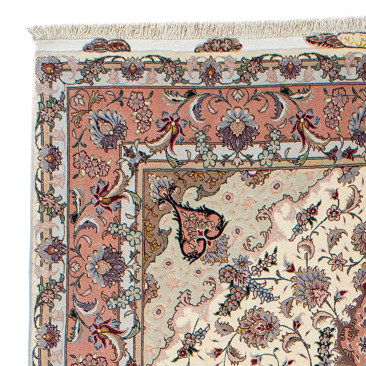 Alfombra Persa - Tabriz - Real - 205 x 154 cm - beige