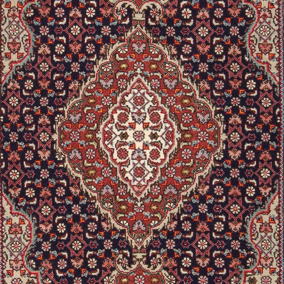 Alfombra Persa - Tabriz - Real - 90 x 60 cm - azul oscuro