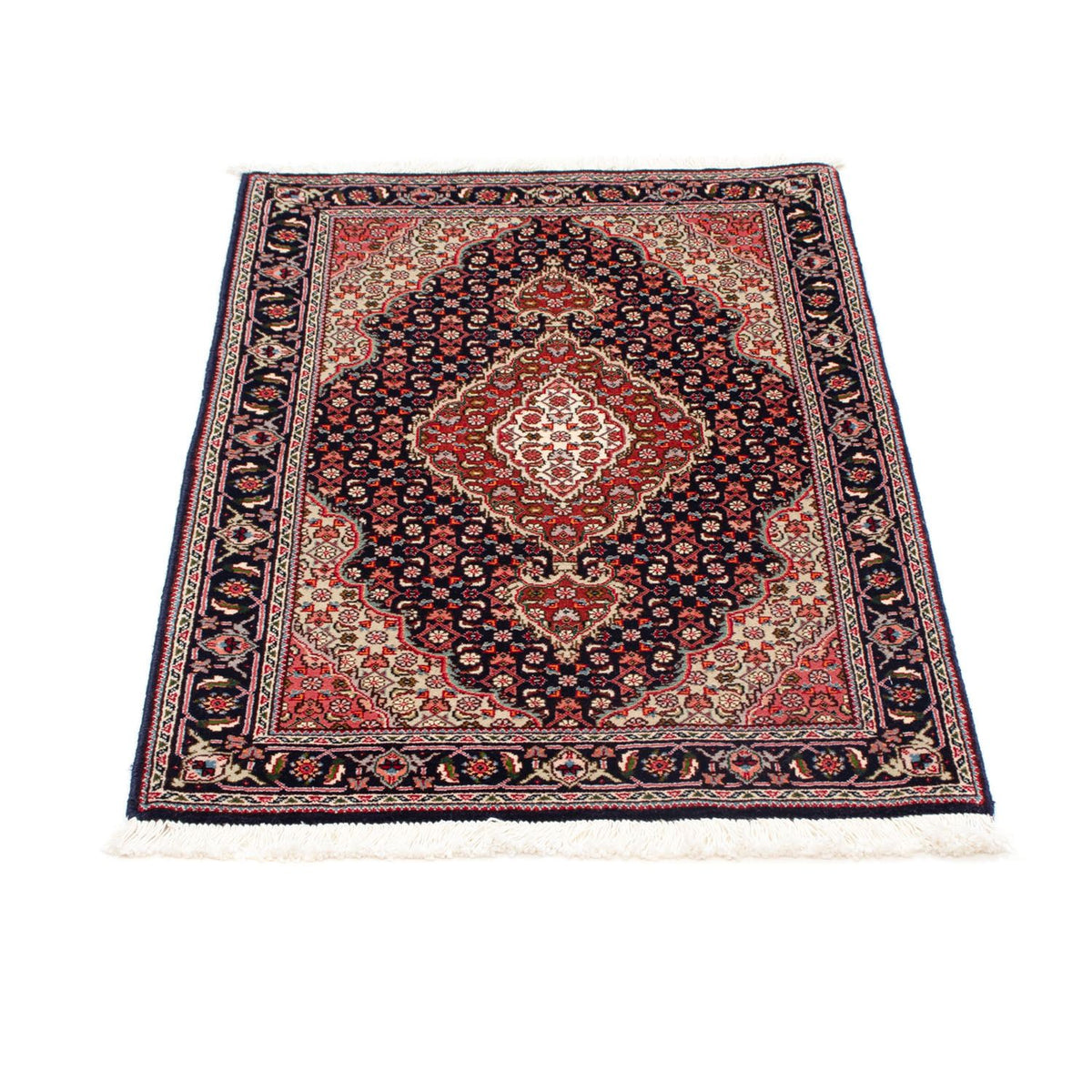 Alfombra Persa - Tabriz - Real - 90 x 60 cm - azul oscuro