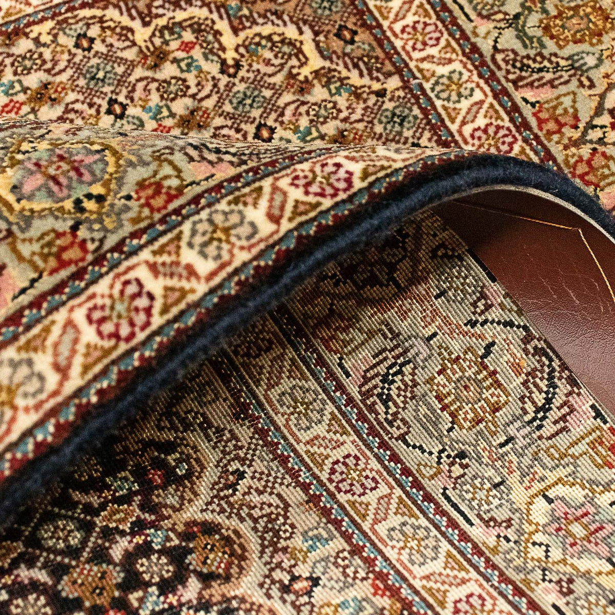 Alfombra Persa - Tabriz - Real - 120 x 80 cm - azul oscuro