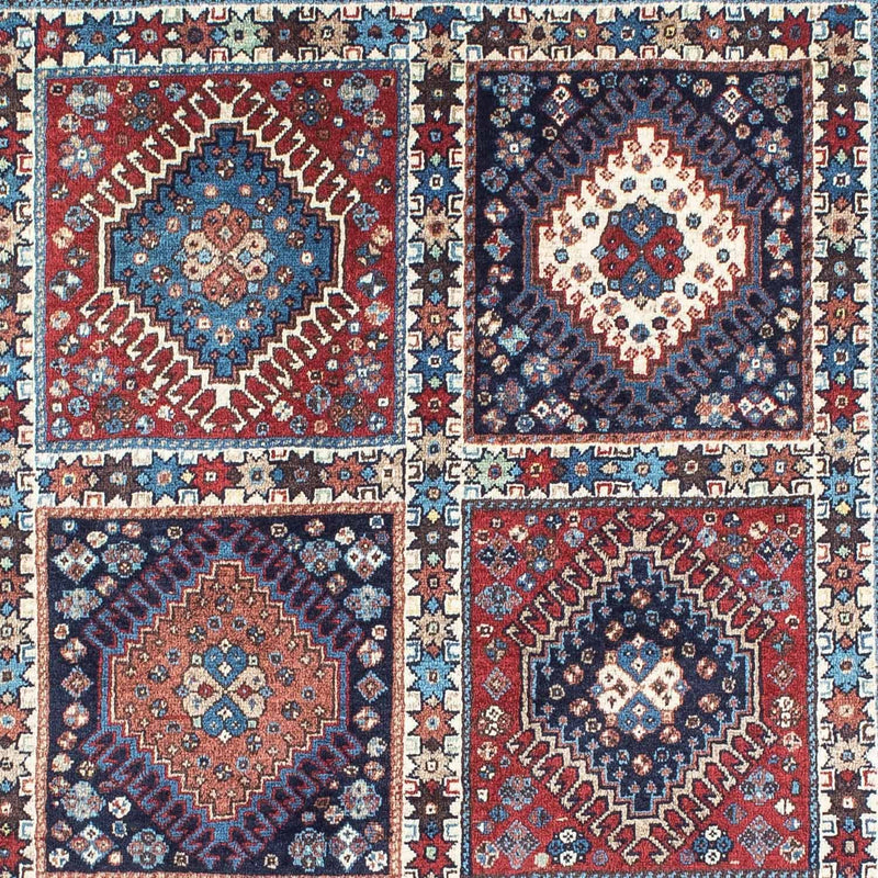 Alfombra persa - Nómada - 146 x 102 cm - rojo claro