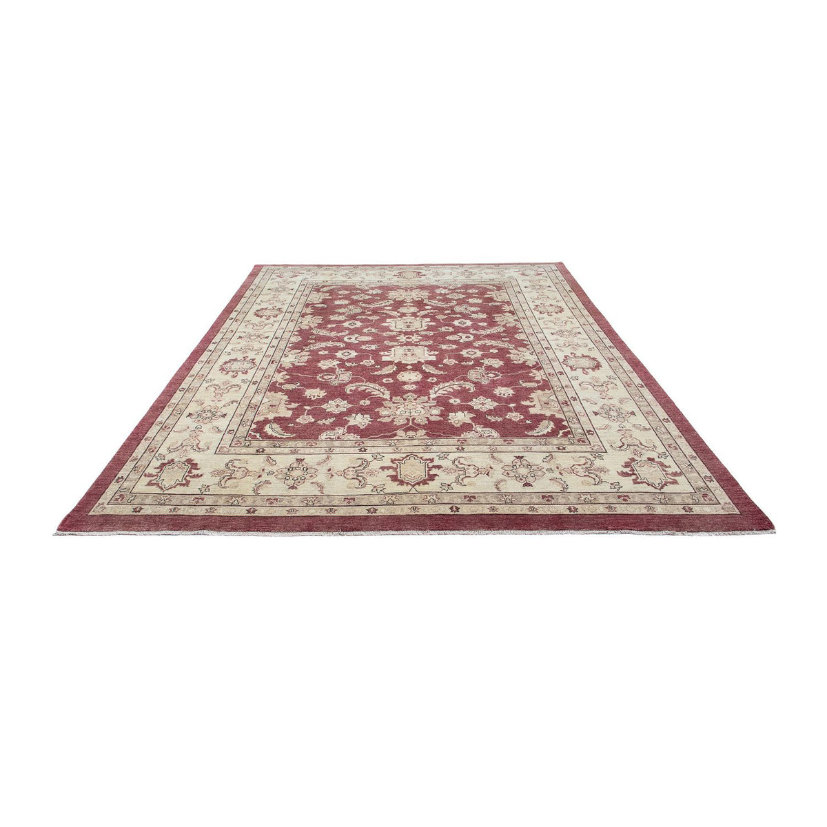 Alfombra Ziegler - 345 x 262 cm - rojo vino