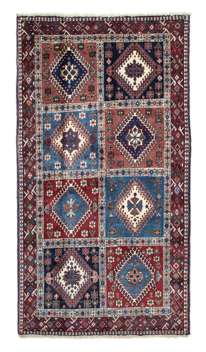 Alfombra de pasillo Alfombra persa - Nómada - 189 x 99 cm - azul