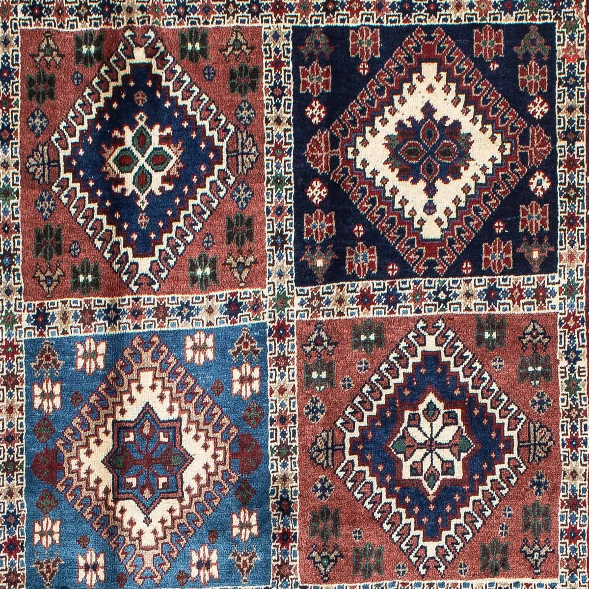 Alfombra de pasillo Alfombra persa - Nómada - 189 x 99 cm - azul