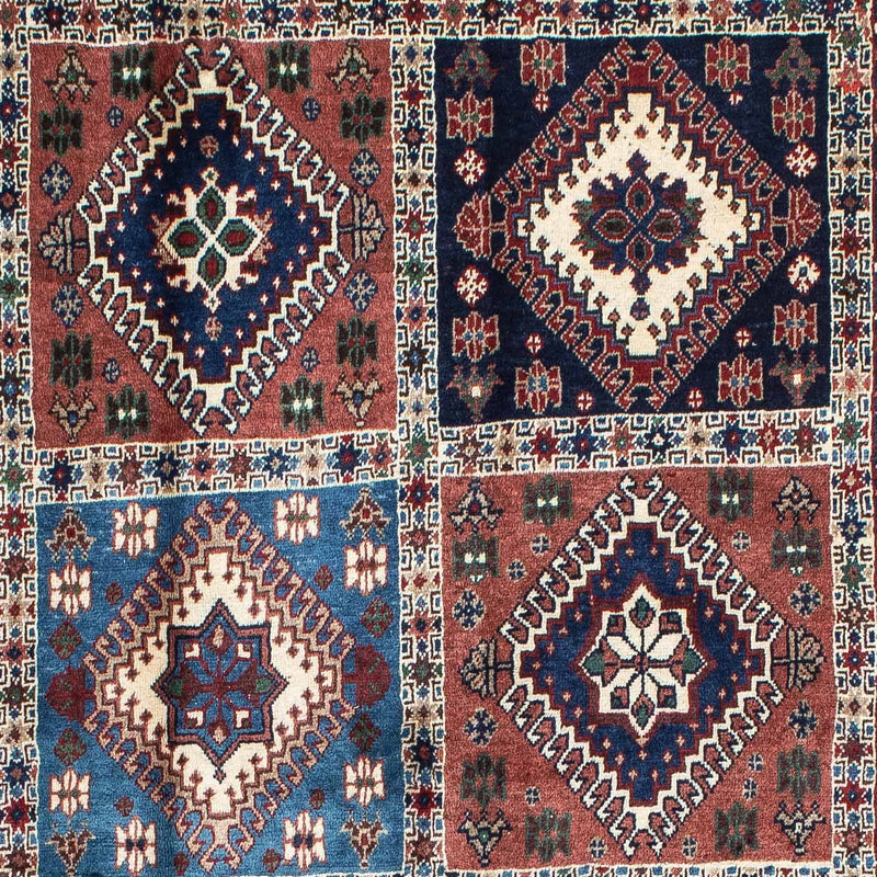 Alfombra de pasillo Alfombra persa - Nómada - 189 x 99 cm - azul