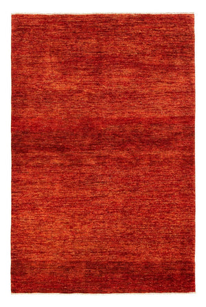 Alfombra Gabbeh - Indus - 202 x 137 cm - rojo oscuro