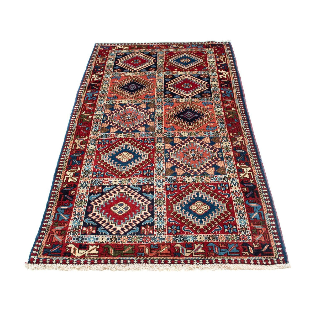 Alfombra de pasillo Alfombra persa - Nómada - 190 x 80 cm - rojo claro