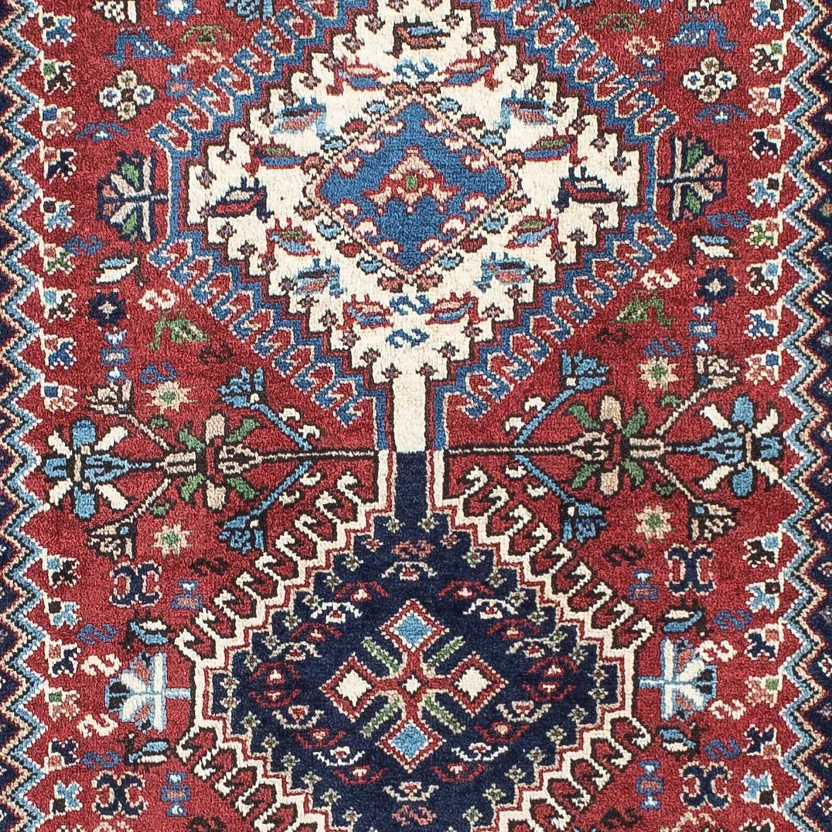 Alfombra de pasillo Alfombra persa - Nómada - 200 x 81 cm - azul oscuro