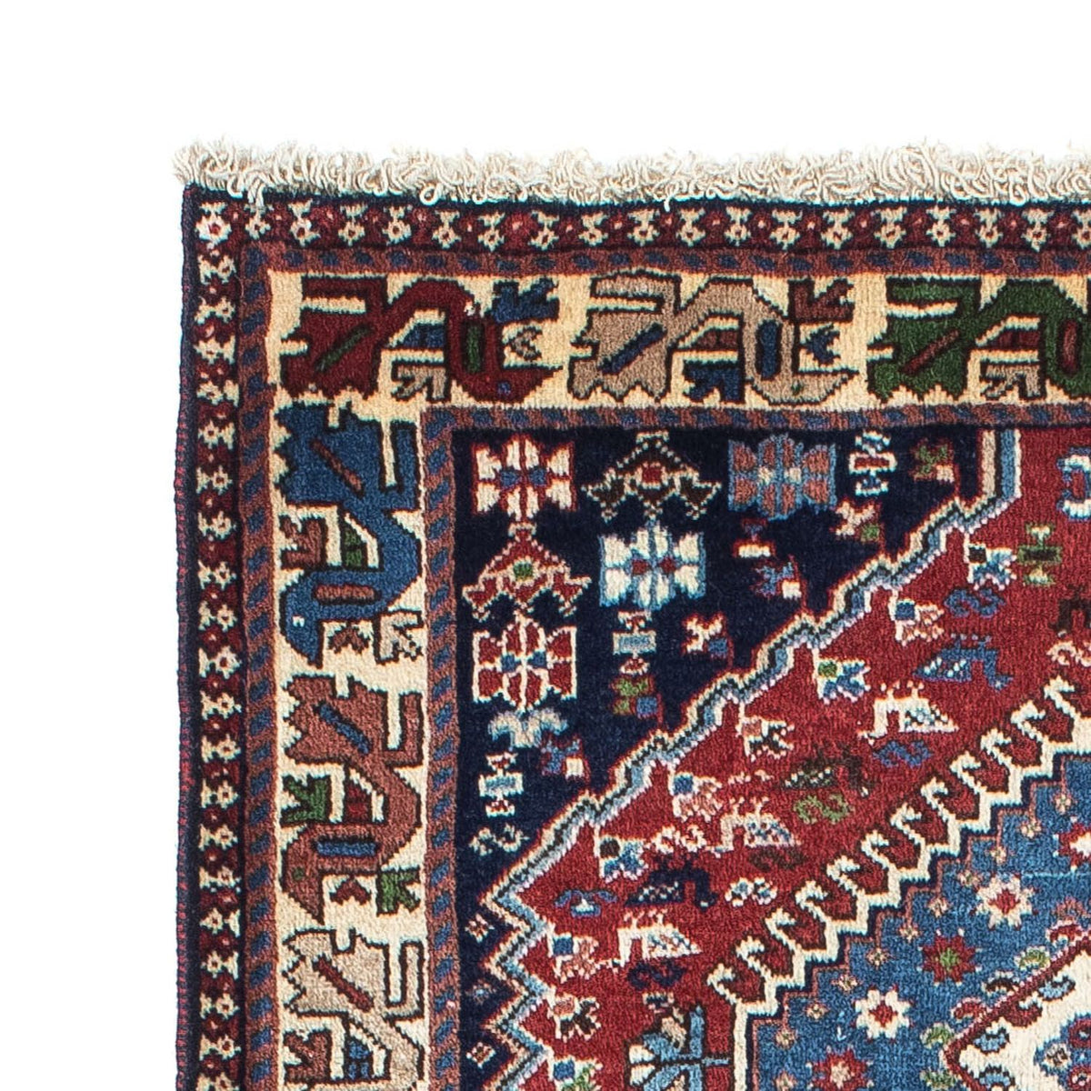 Alfombra de pasillo Alfombra persa - Nómada - 200 x 81 cm - azul oscuro