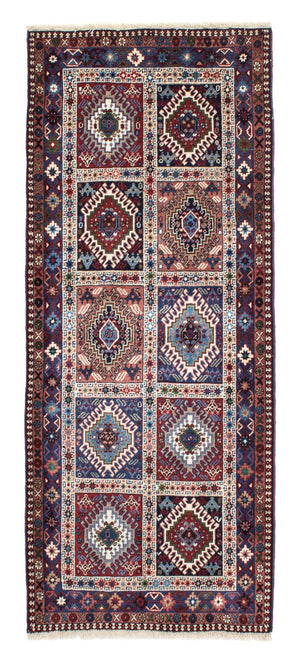 Alfombra de pasillo Alfombra persa - Nómada - 192 x 82 cm - beige