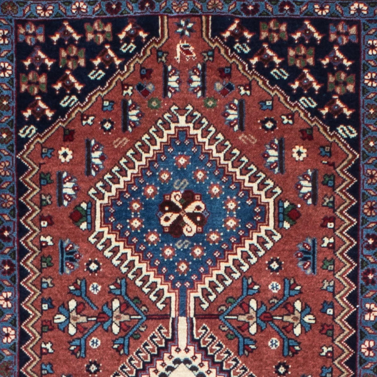 Alfombra de pasillo Alfombra persa - Nómada - 202 x 83 cm - marrón