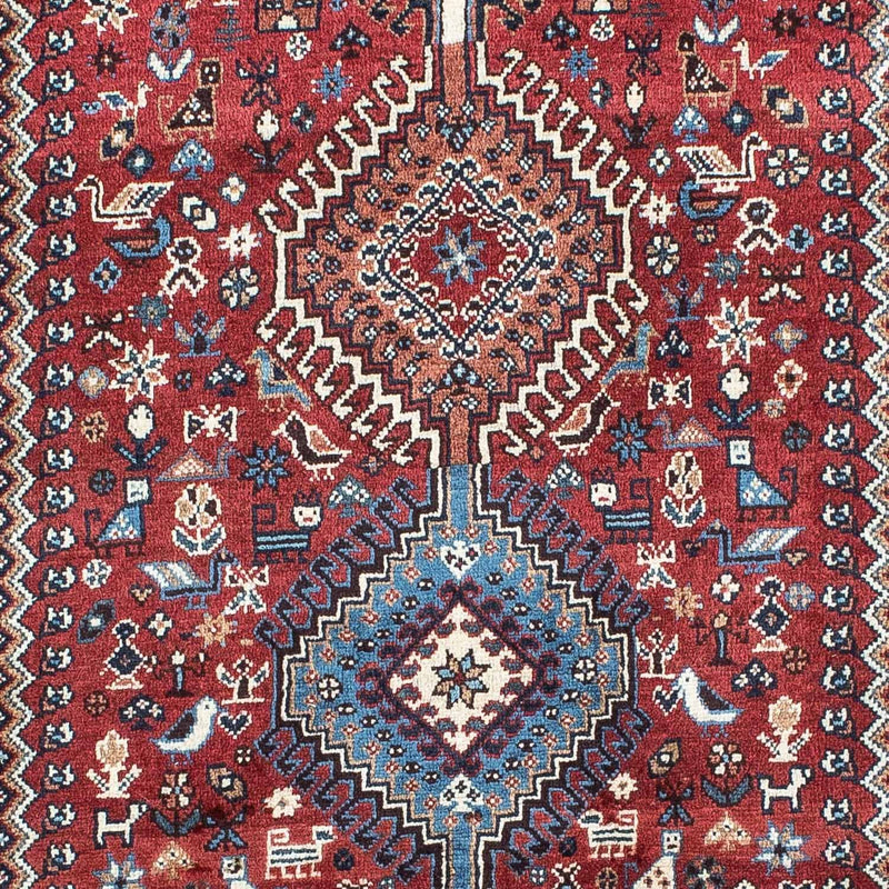 Alfombra de pasillo Alfombra persa - Nómada - 194 x 90 cm - rojo