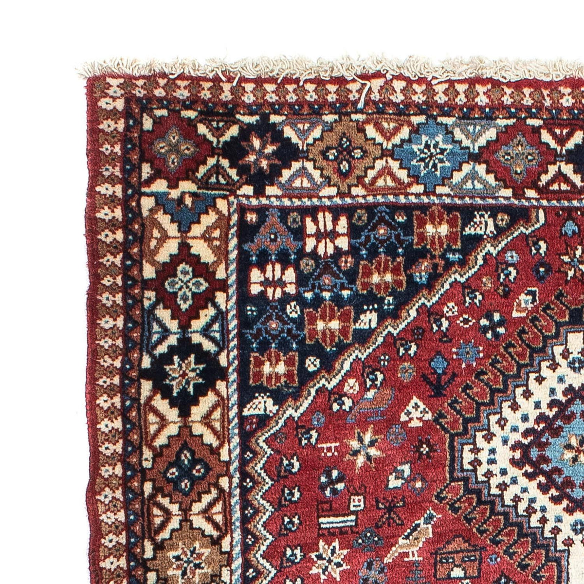 Alfombra de pasillo Alfombra persa - Nómada - 194 x 90 cm - rojo