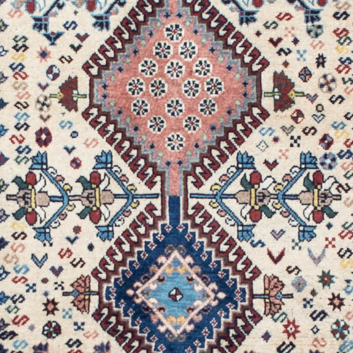 Alfombra de pasillo Alfombra persa - Nómada - 195 x 82 cm - beige