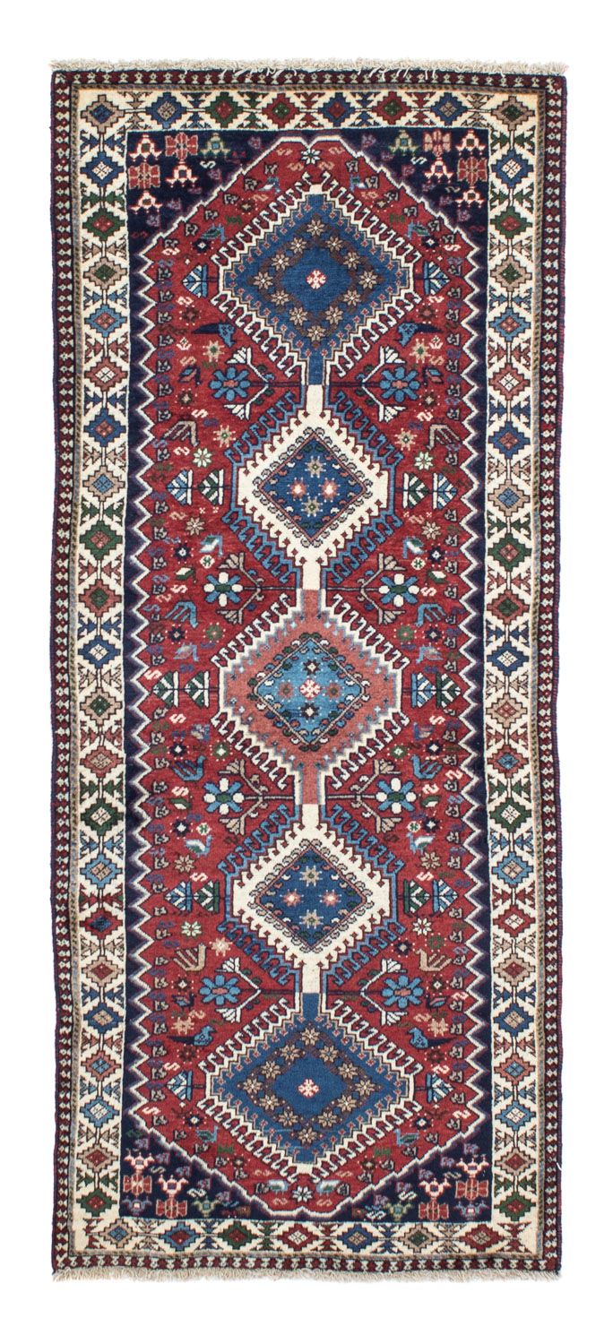 Alfombra de pasillo Alfombra persa - Nómada - 197 x 78 cm - rojo
