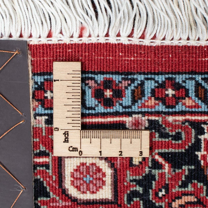 Alfombra de pasillo Alfombra persa - Bidjar - 202 x 104 cm - rojo oscuro