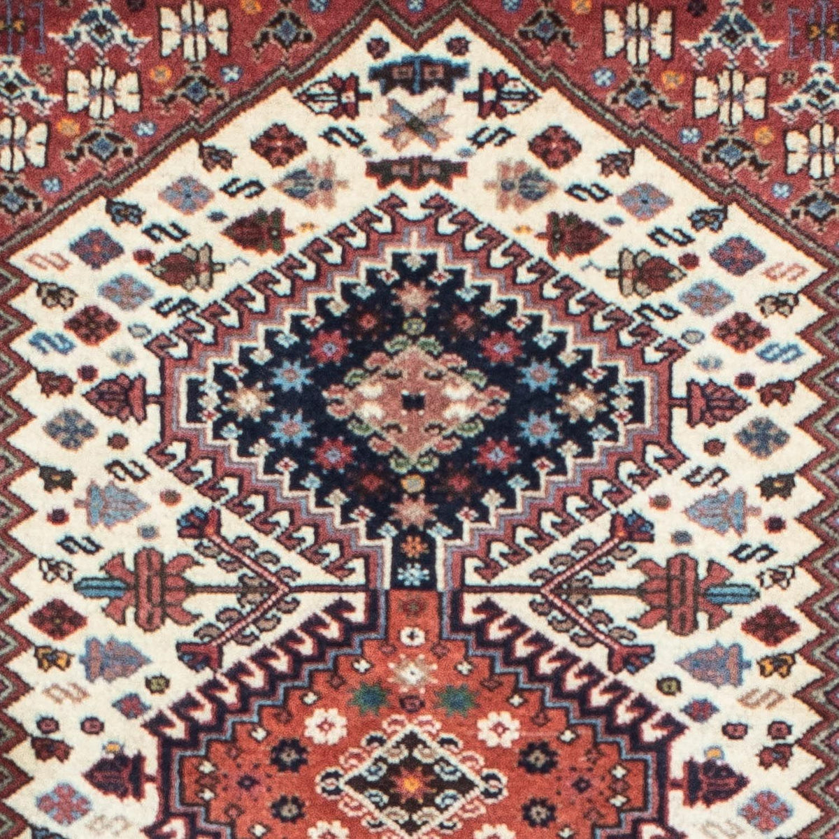 Alfombra de pasillo Alfombra persa - Nómada - 205 x 83 cm - beige