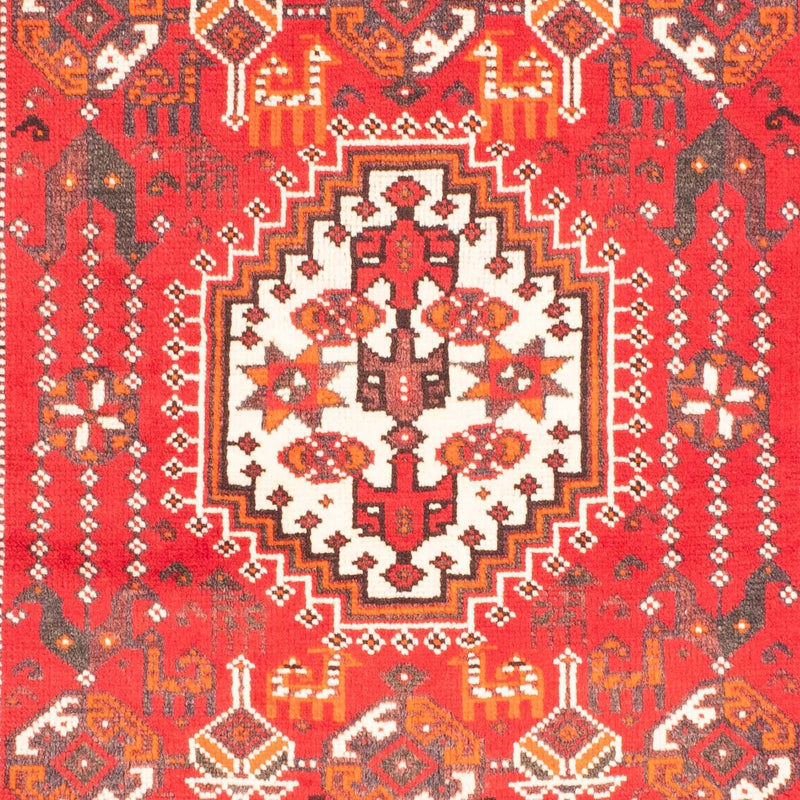 Alfombra persa - Nómada - 159 x 110 cm - rojo