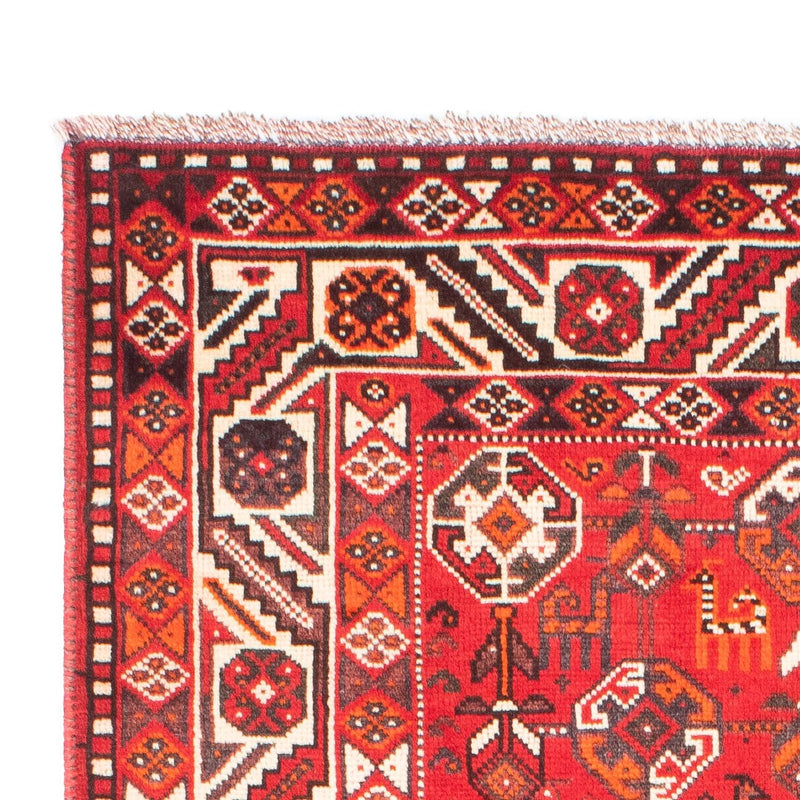 Alfombra persa - Nómada - 159 x 110 cm - rojo