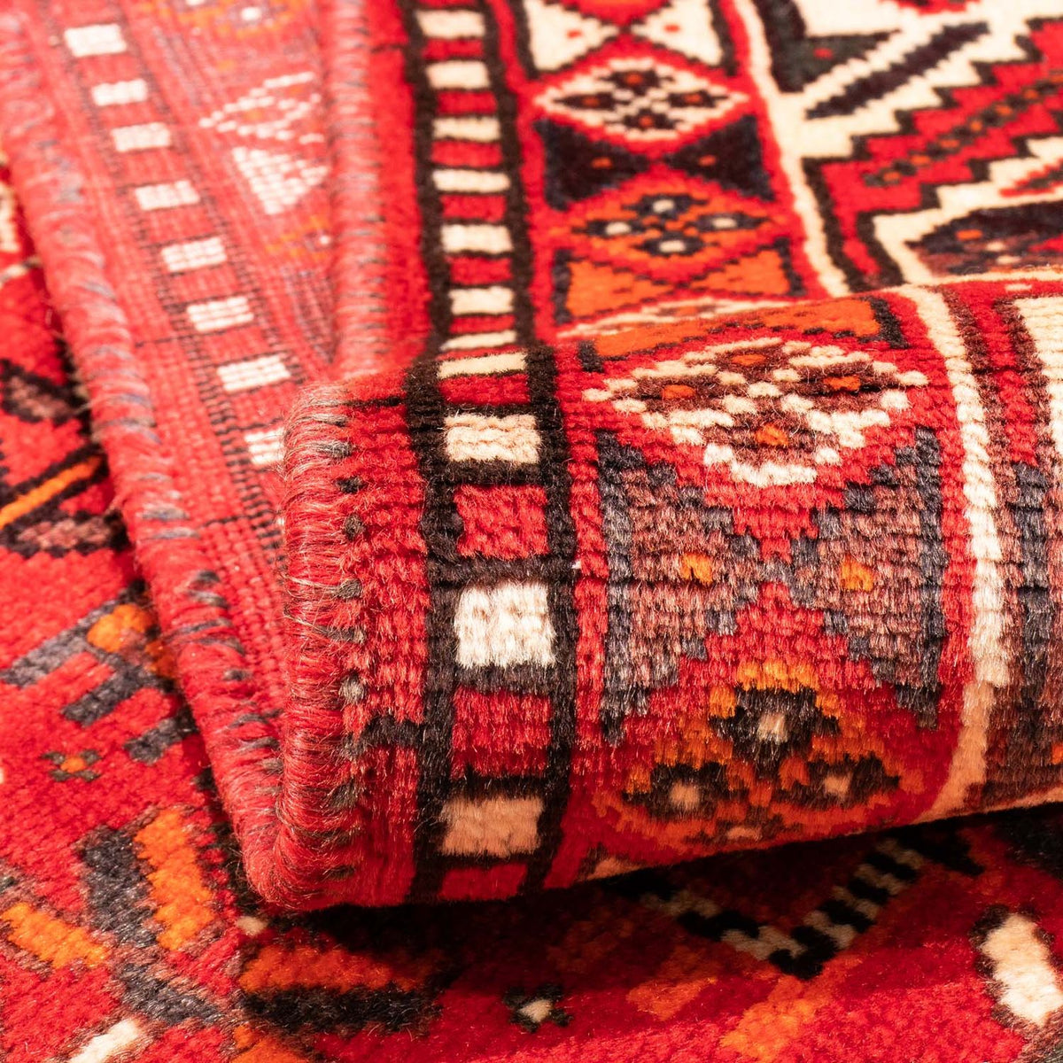 Alfombra persa - Nómada - 159 x 110 cm - rojo