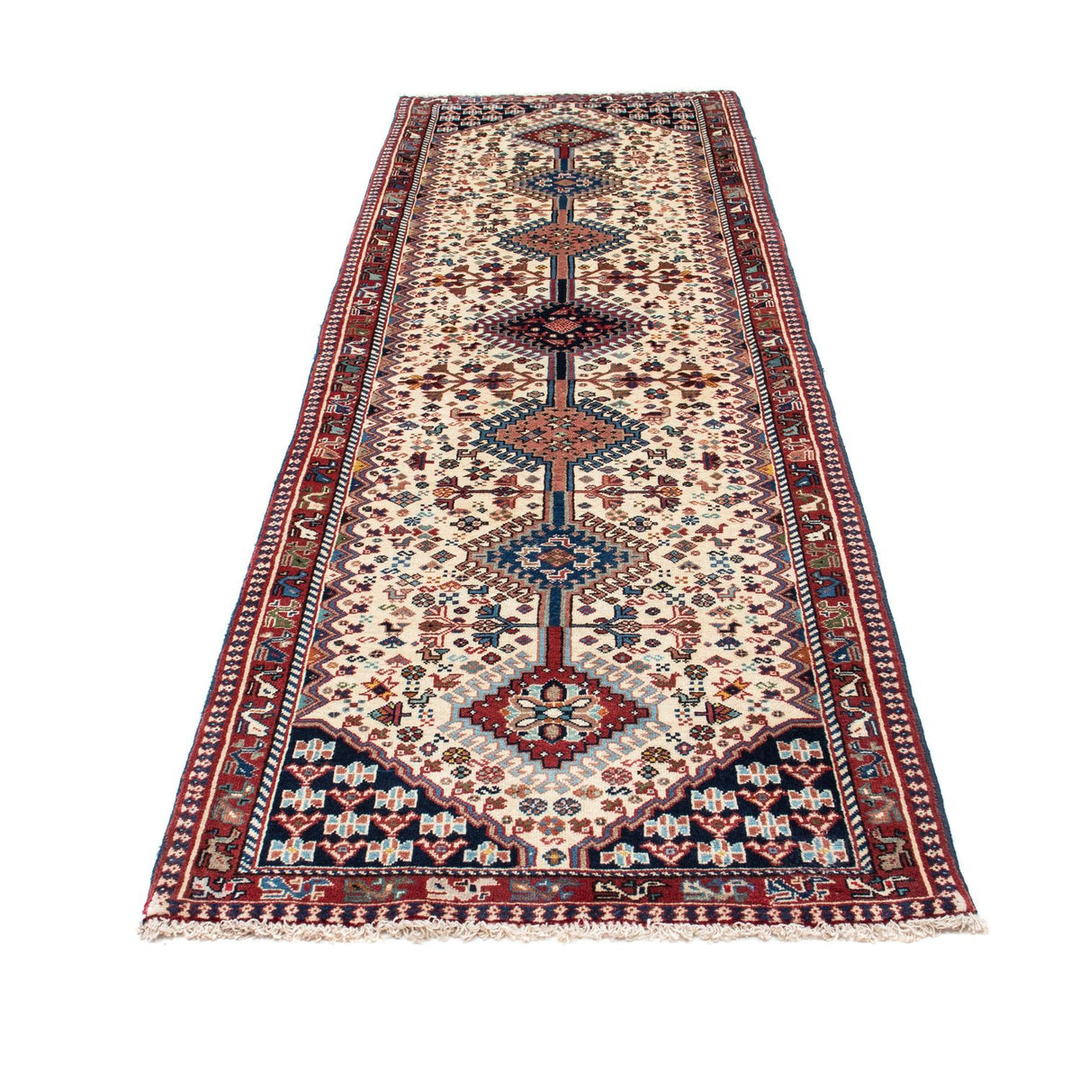 Alfombra de pasillo Alfombra persa - Nómada - 288 x 84 cm - beige