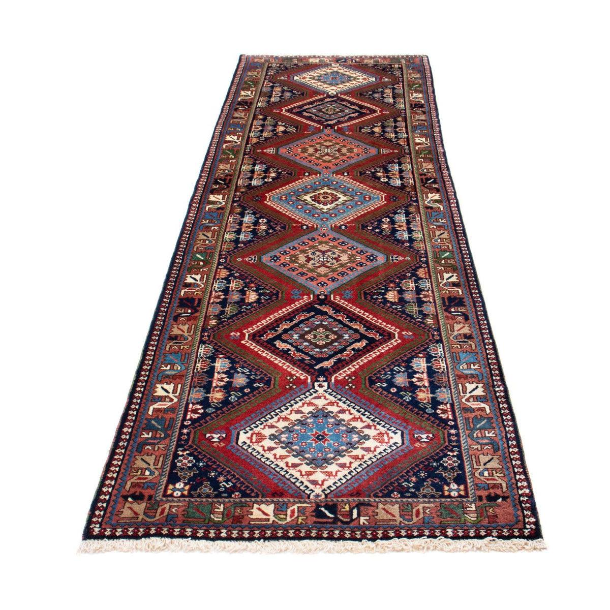 Alfombra de pasillo Alfombra persa - Nómada - 288 x 80 cm - multicolor
