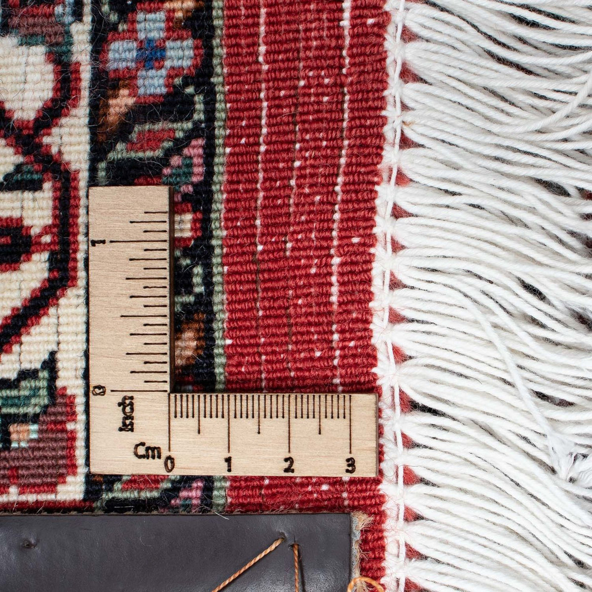 Alfombra de pasillo Alfombra persa - Bidjar - 203 x 100 cm - rojo