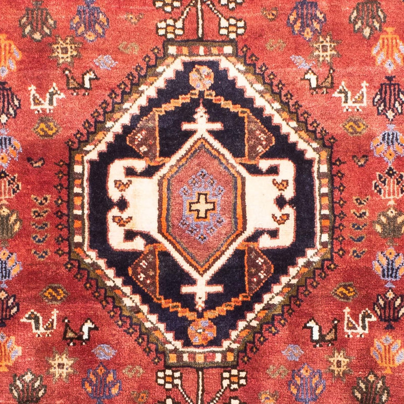 Alfombra persa - Nómada - 145 x 103 cm - rojo claro