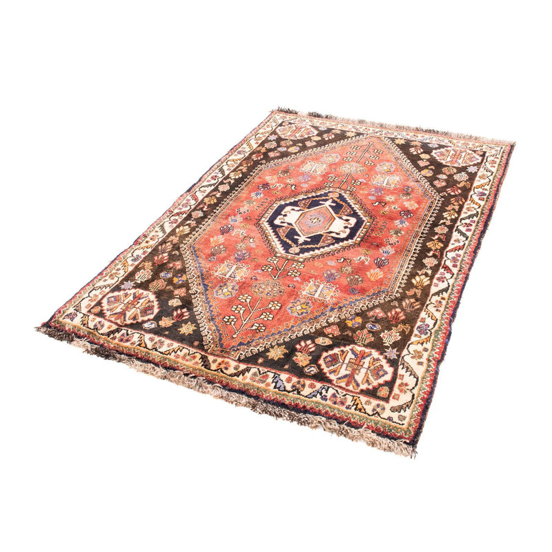 Alfombra persa - Nómada - 145 x 103 cm - rojo claro