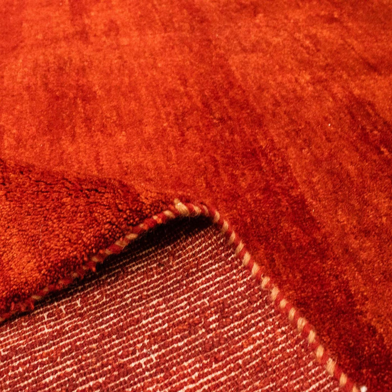 Alfombra Gabbeh - Persa - 320 x 245 cm - rojo oscuro