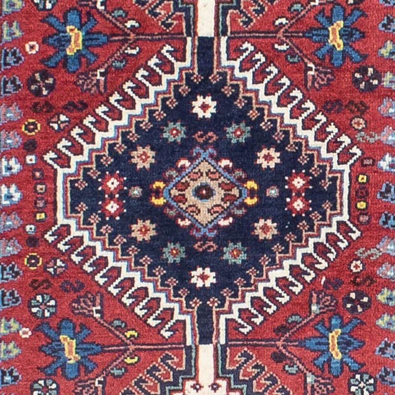 Alfombra de pasillo Alfombra persa - Nómada - 280 x 80 cm - rojo oscuro