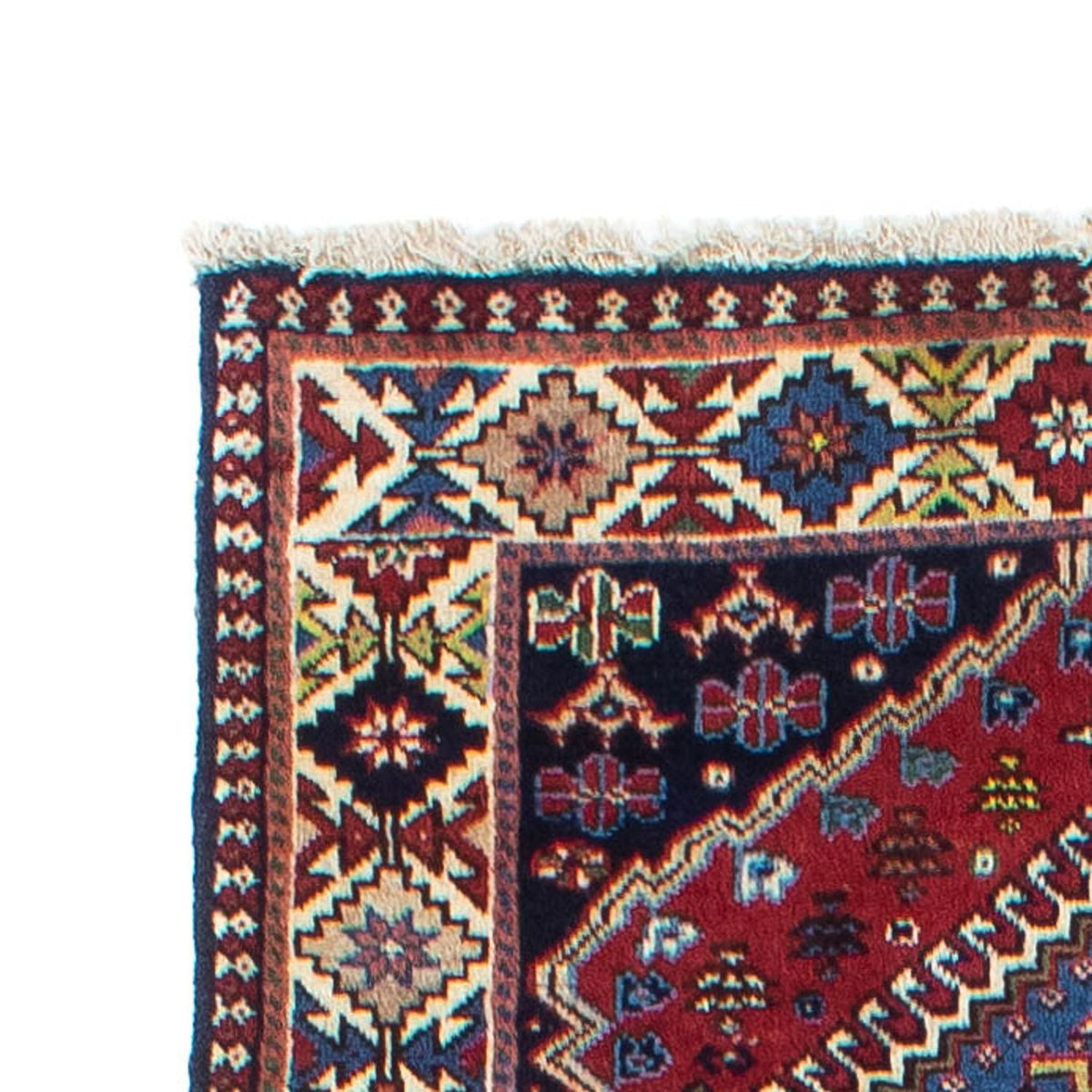 Alfombra de pasillo Alfombra persa - Nómada - 280 x 80 cm - rojo oscuro