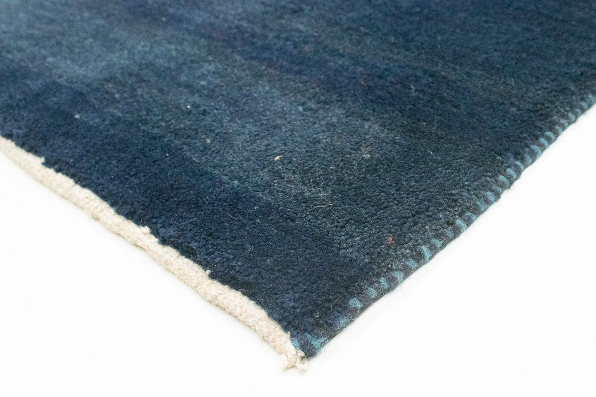 Alfombra de pasillo Alfombra Gabbeh - Persa - 228 x 80 cm - azul oscuro