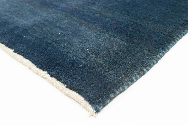 Alfombra de pasillo Alfombra Gabbeh - Persa - 228 x 80 cm - azul oscuro