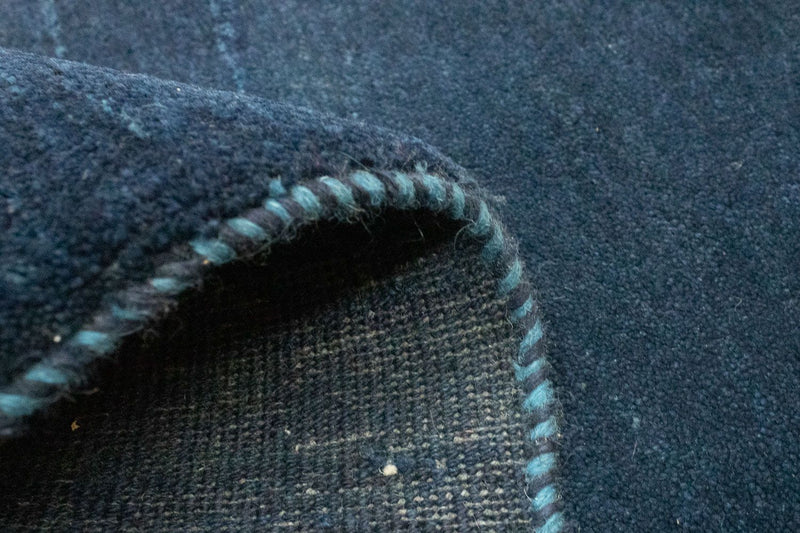 Alfombra de pasillo Alfombra Gabbeh - Persa - 228 x 80 cm - azul oscuro