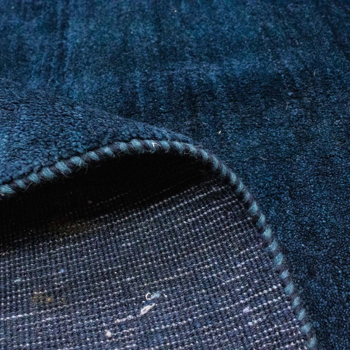 Alfombra Gabbeh - Persa - 283 x 250 cm - azul oscuro