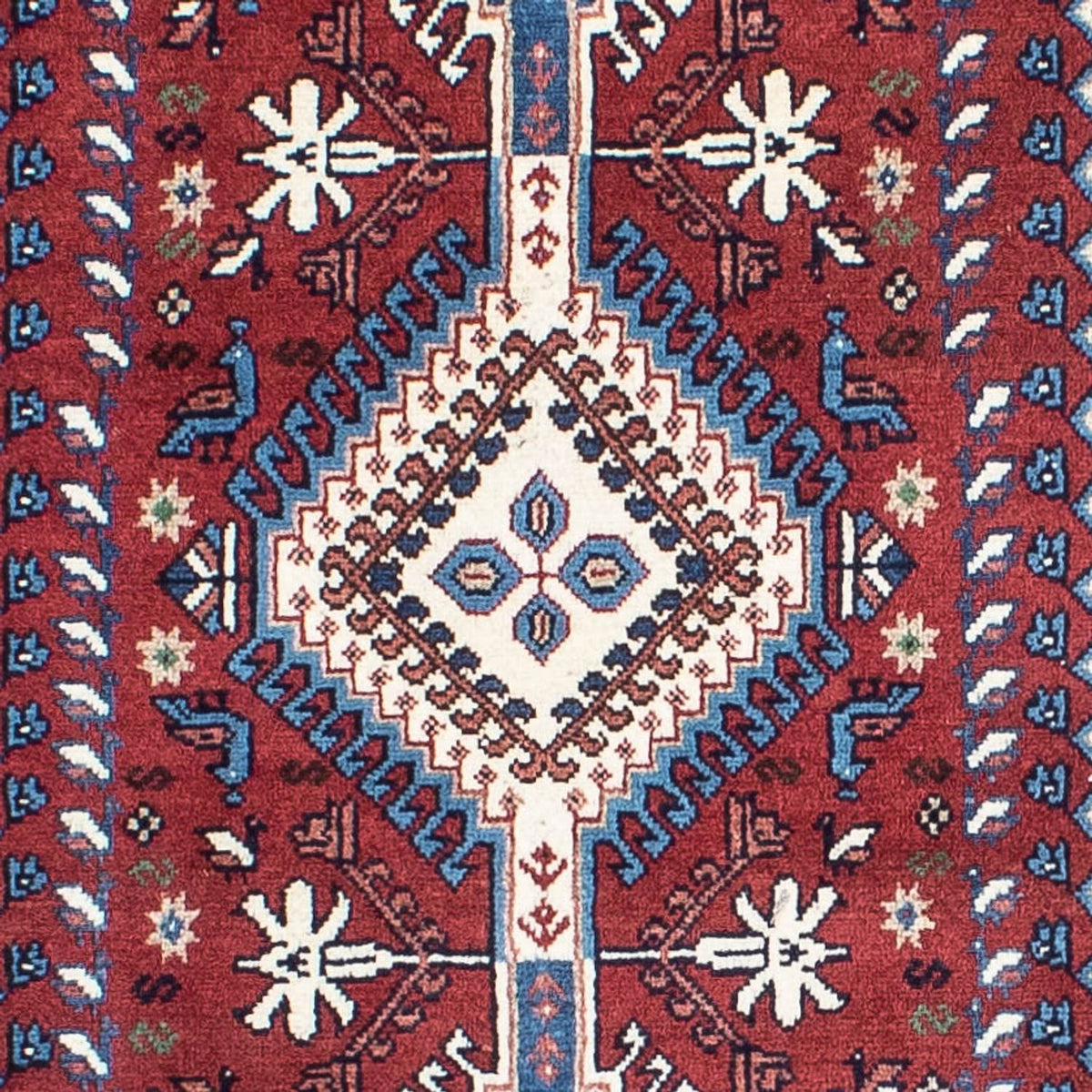 Alfombra de pasillo Alfombra persa - Nómada - 290 x 81 cm - rojo