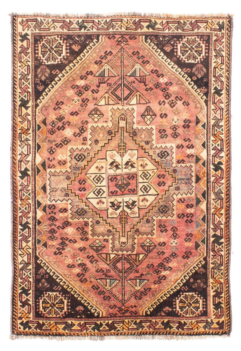 Alfombra persa - Nómada - 161 x 109 cm - rojo claro