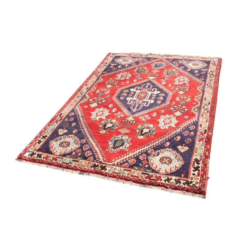 Alfombra persa - Nómada - 160 x 116 cm - rojo oscuro