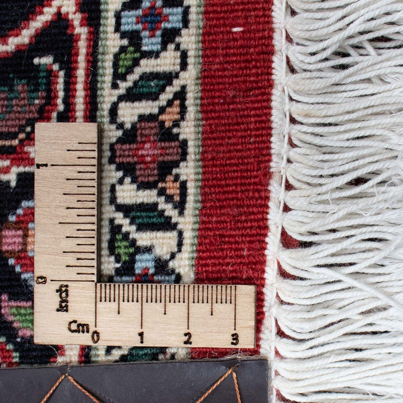 Alfombra de pasillo Alfombra persa - Bidjar - 201 x 100 cm - rojo oscuro