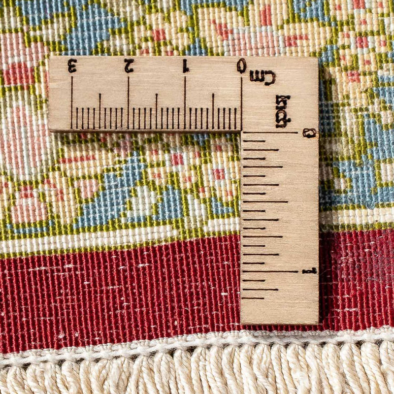 Alfombra persa - Ghom - 78 x 58 cm - rojo oscuro