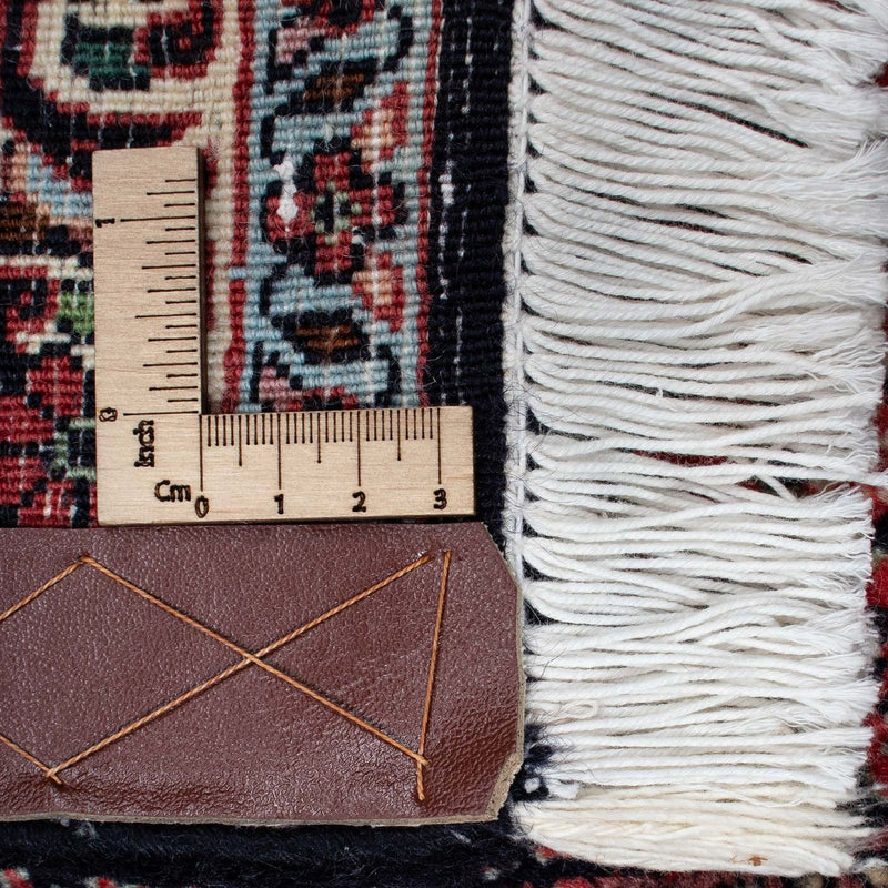 Alfombra persa - Bidjar - 194 x 132 cm - azul oscuro