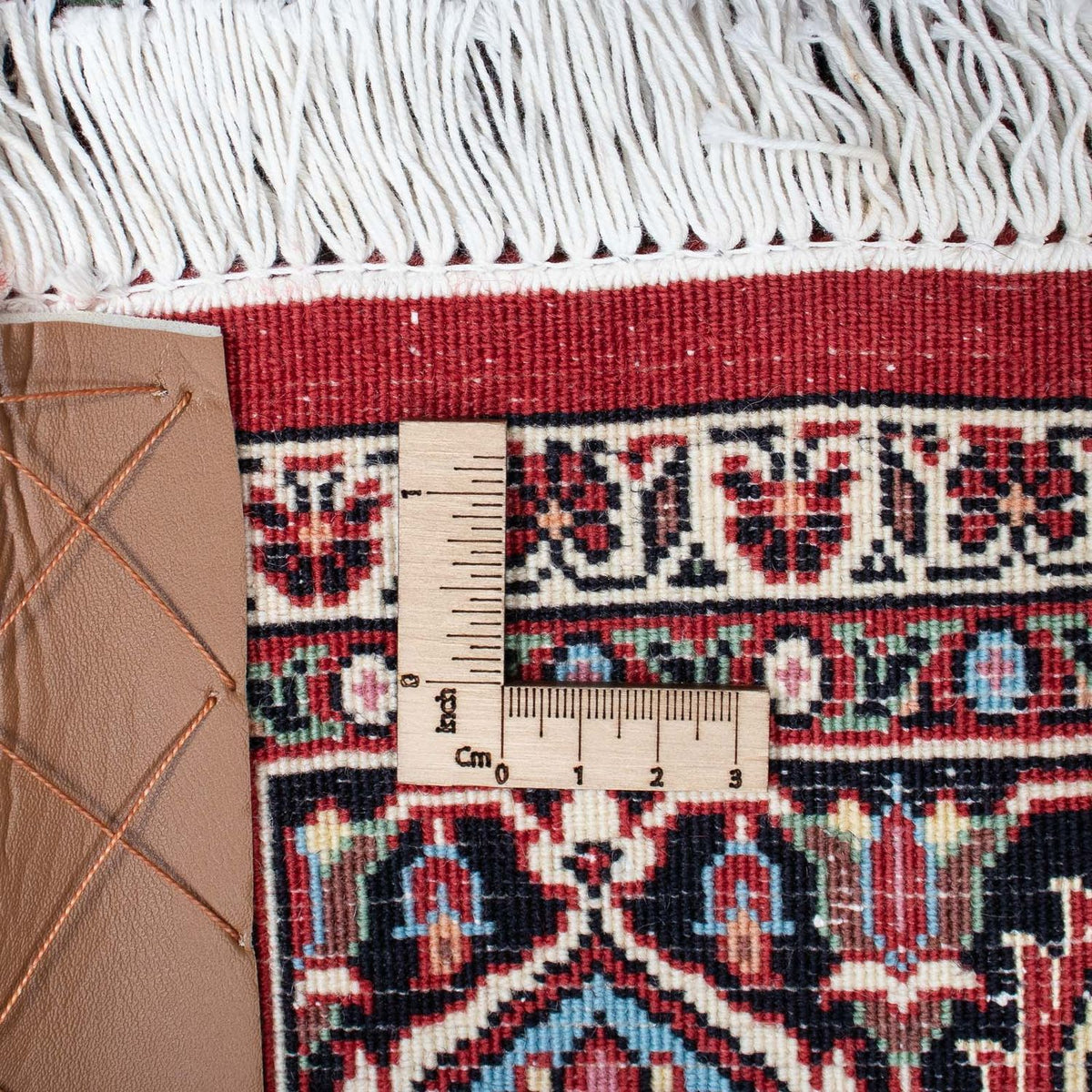 Alfombra persa - Bidjar - 200 x 130 cm - rojo claro