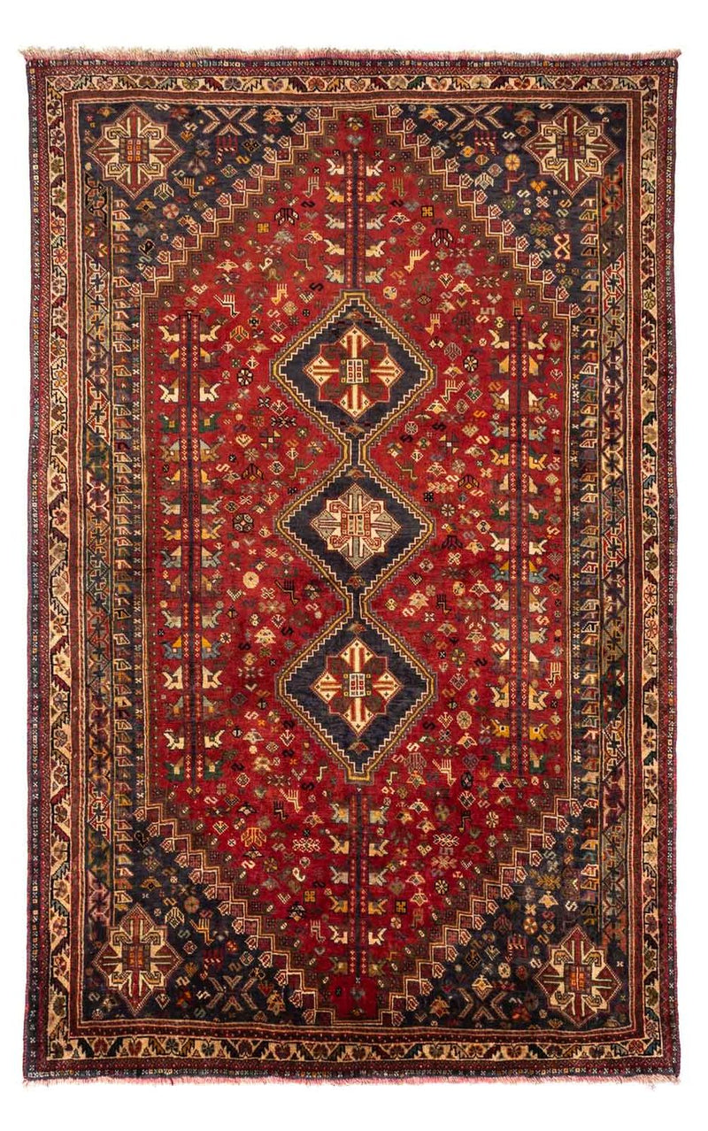 Alfombra persa - Nómada - 267 x 174 cm - rojo