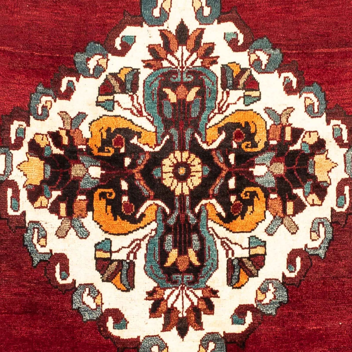 Alfombra persa - Nómada - 240 x 150 cm - rojo oscuro