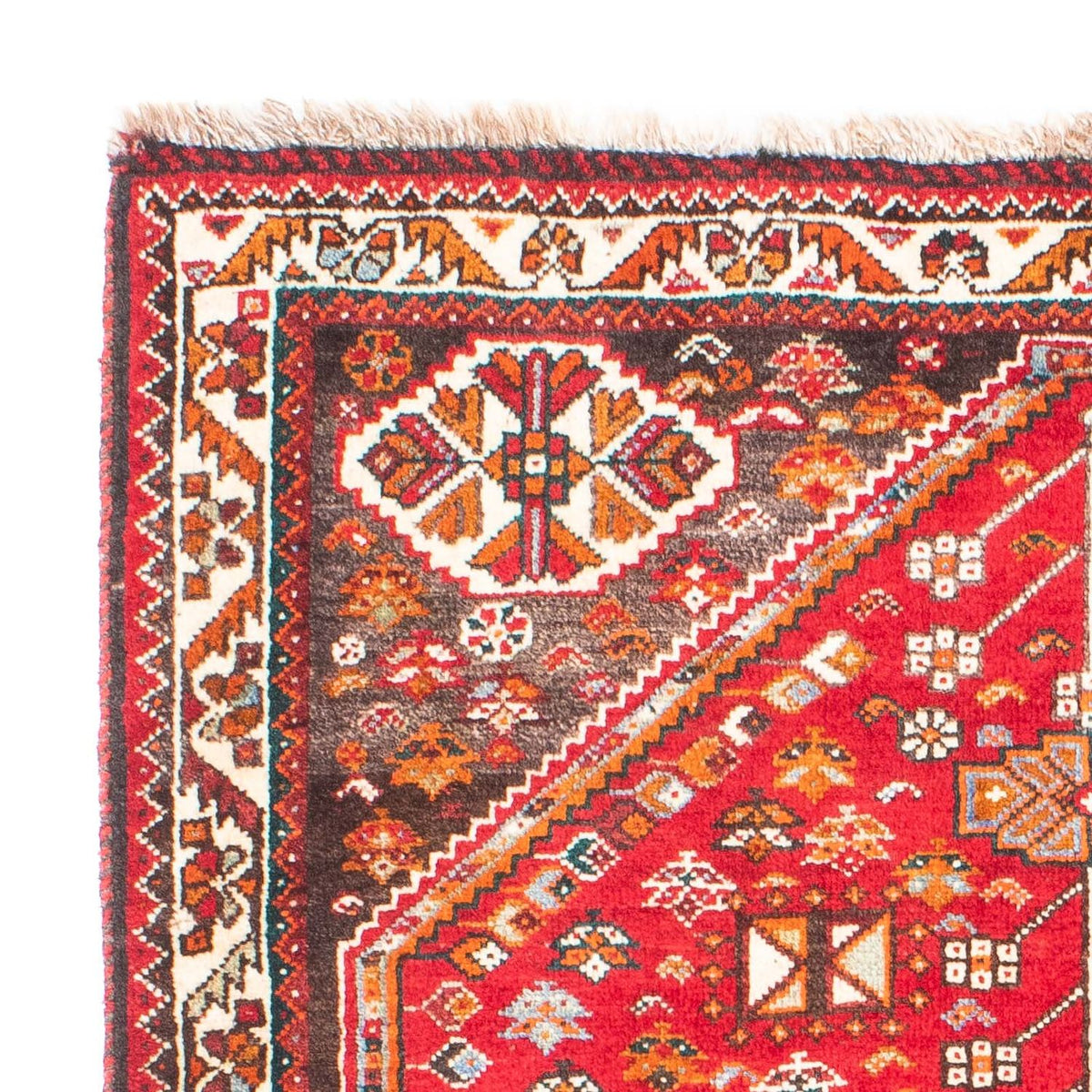 Alfombra persa - Nómada - 155 x 106 cm - rojo