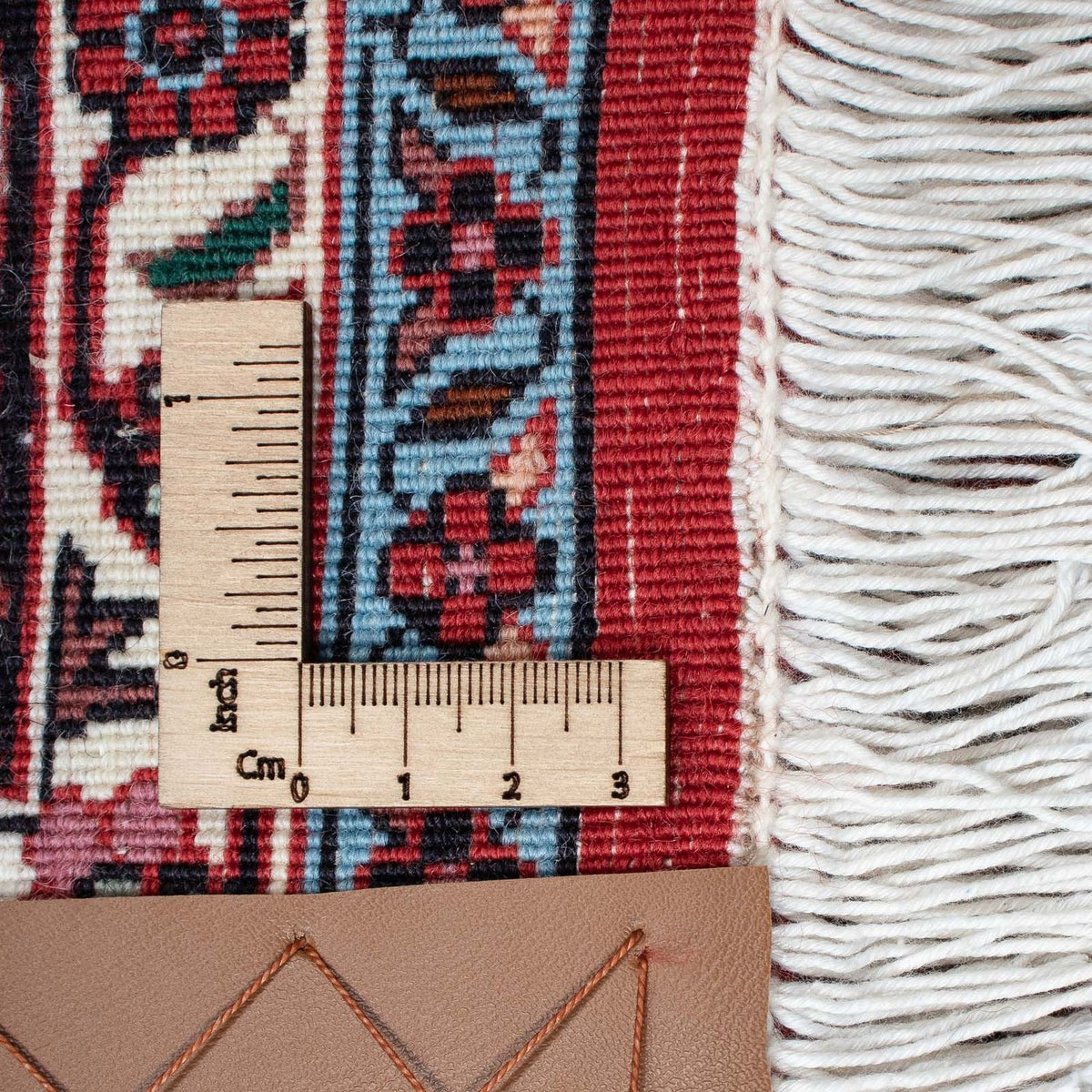 Alfombra persa - Bidjar - 202 x 132 cm - rojo claro