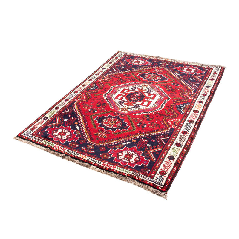 Alfombra persa - Nómada - 158 x 117 cm - rojo oscuro