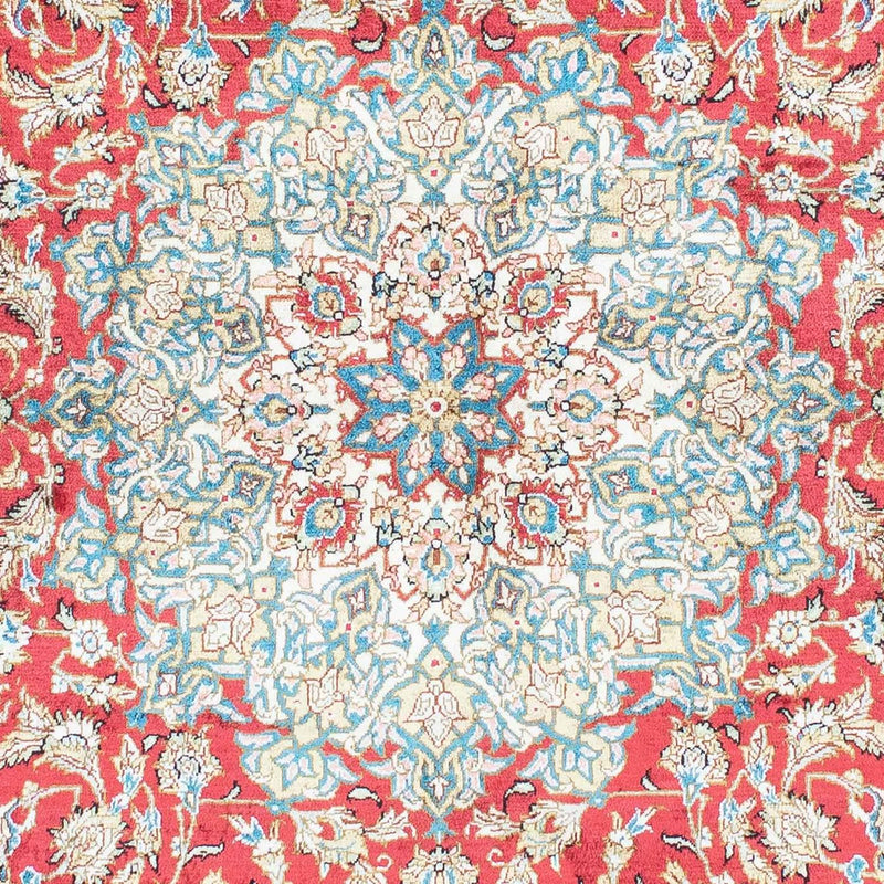 Alfombra persa - Ghom - 156 x 98 cm - rojo