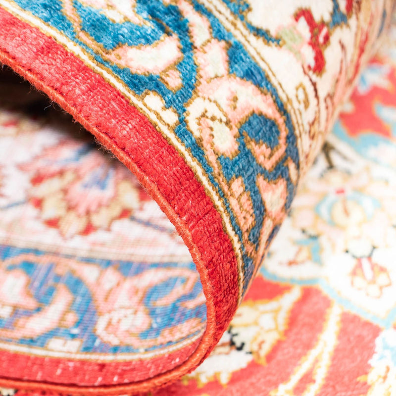 Alfombra persa - Ghom - 156 x 98 cm - rojo